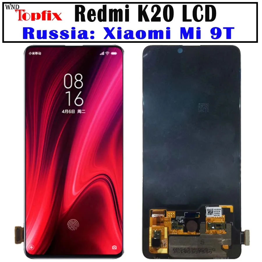 AMOlED для Xiao mi Red mi K20 Pro lcd mi 9T Pro дисплей кодирующий преобразователь сенсорного экрана в сборе запасные части красный mi K20 lcd mi 9T