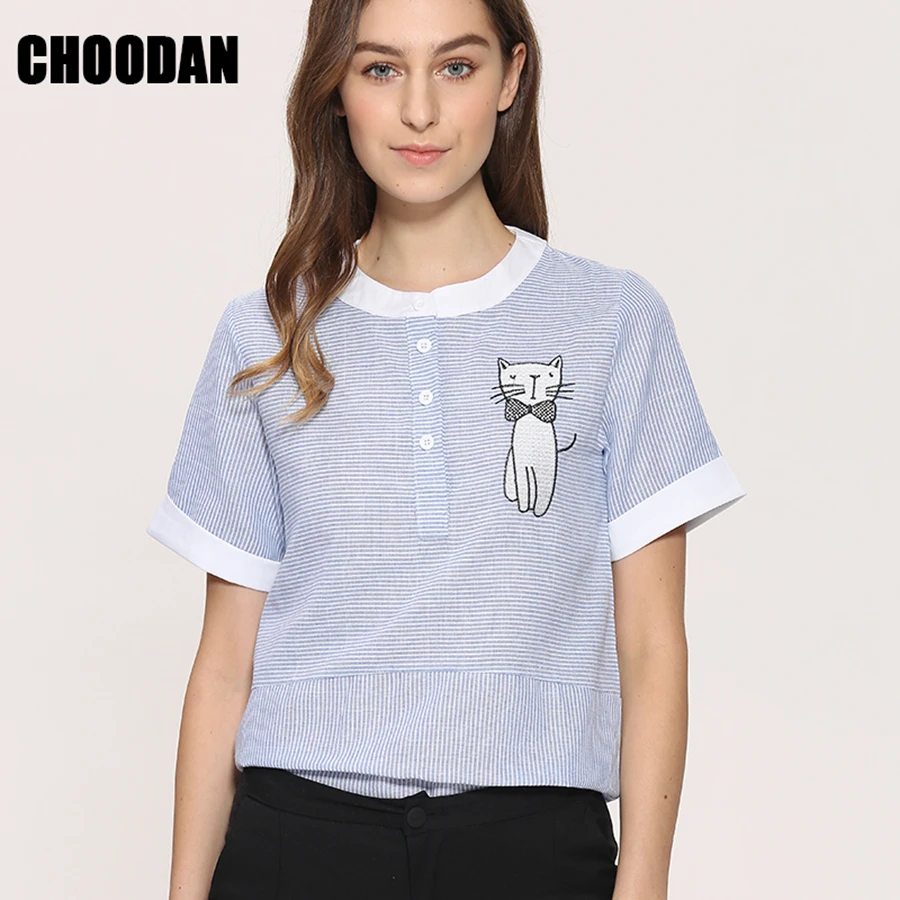 1238 embroidery blouse women  (1)