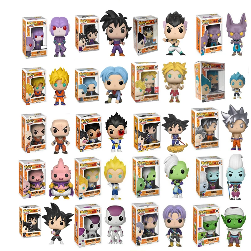 

Funko Pop Dragon Ball Super Action Figures Goku Vegeta Zamasu Kids Christmas Gift God Doll Super Saiyan Model Toys for Boy