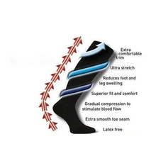 Компрессионные носки для мужчин и женщин защита для голени защитные чулки для бега Футбол Велоспорт Лыжный спорт MSD-ING