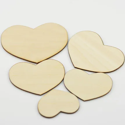 Липа DIY лист вырезанные лазером сердечки в форме липы DIY 2 мм Толстая Модель Строительный лист DIY