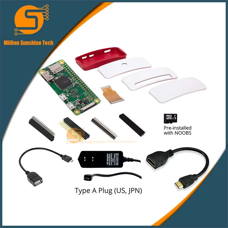 

Newest! Raspberry Pi Zero W Complete Starter Kit free shipping
