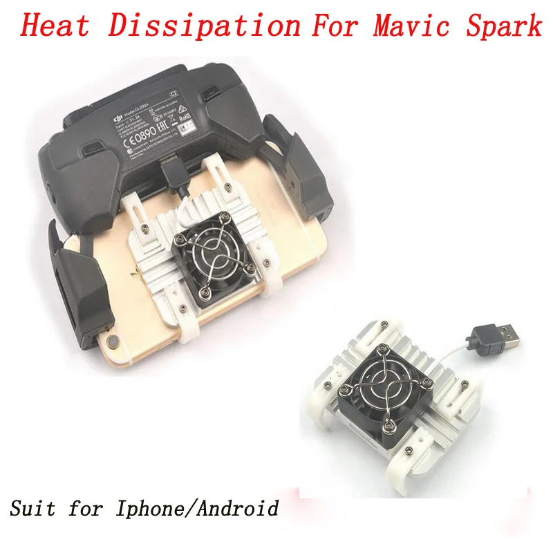 New Arrival Smartphone Heat Dissipation System for DJI MAVIC SPARK Suitable Iphone Android | Электроника