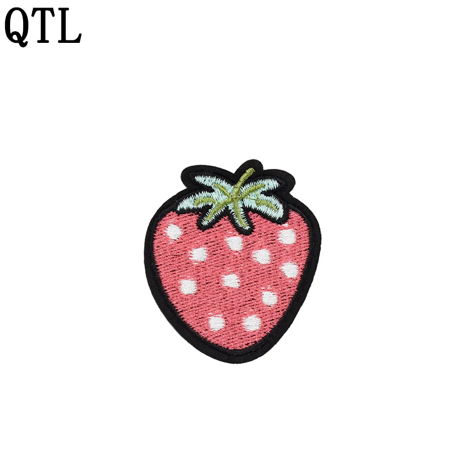 Double Strawberry - Two Strawberries - Fruit - Food - Embroidered Patch - Iron O - Foto 9