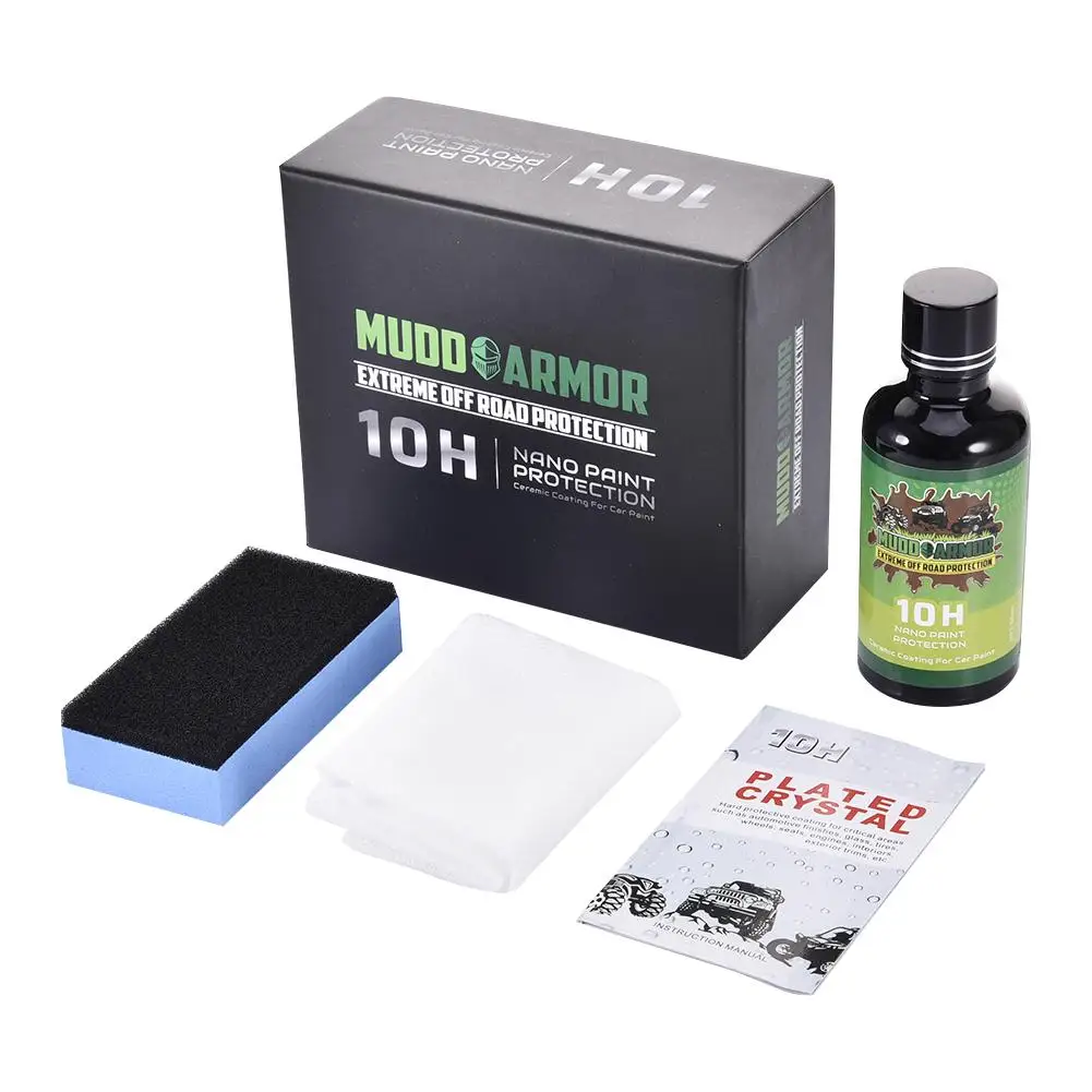  MUDD ARMOR 10H Ceramic Car Coating Liquid Glass Waterproof Nano Ceramic Car Paint Care Anti-scratch