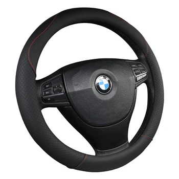 

Automobile steering wheel cover Sport Design Car Steering Wheel Covers Case Auto Interior Fit For Most Car Universal 38cm