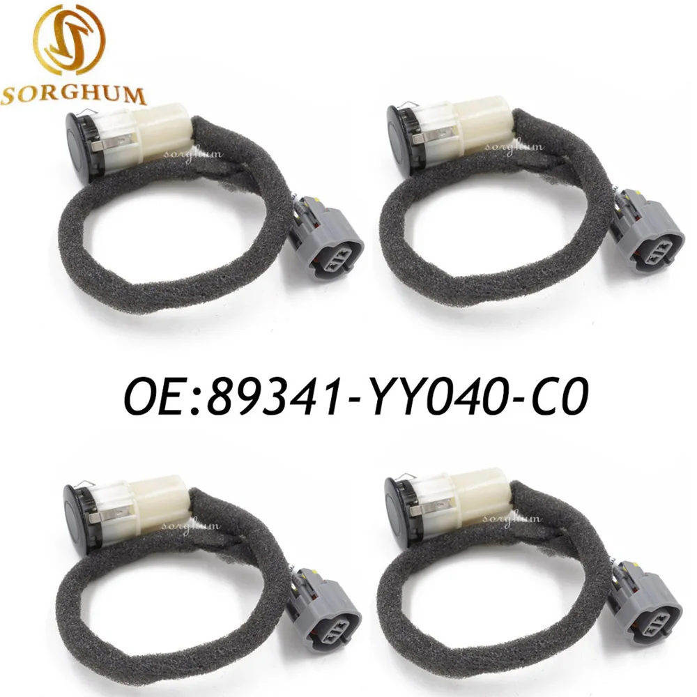 

4PCS 89341-YY040-C0 PDC Parking Sensor Bumper Reverse for Toyota Rav4 Camry 89341-YY040