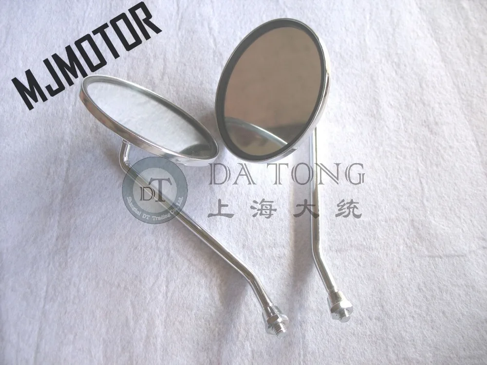 

(1pair/lot) MJMOTOR Mirror Set For Scooters Motorcycles Yamaha Kawasaki Honda ATV Moped Kymco Scooter Part