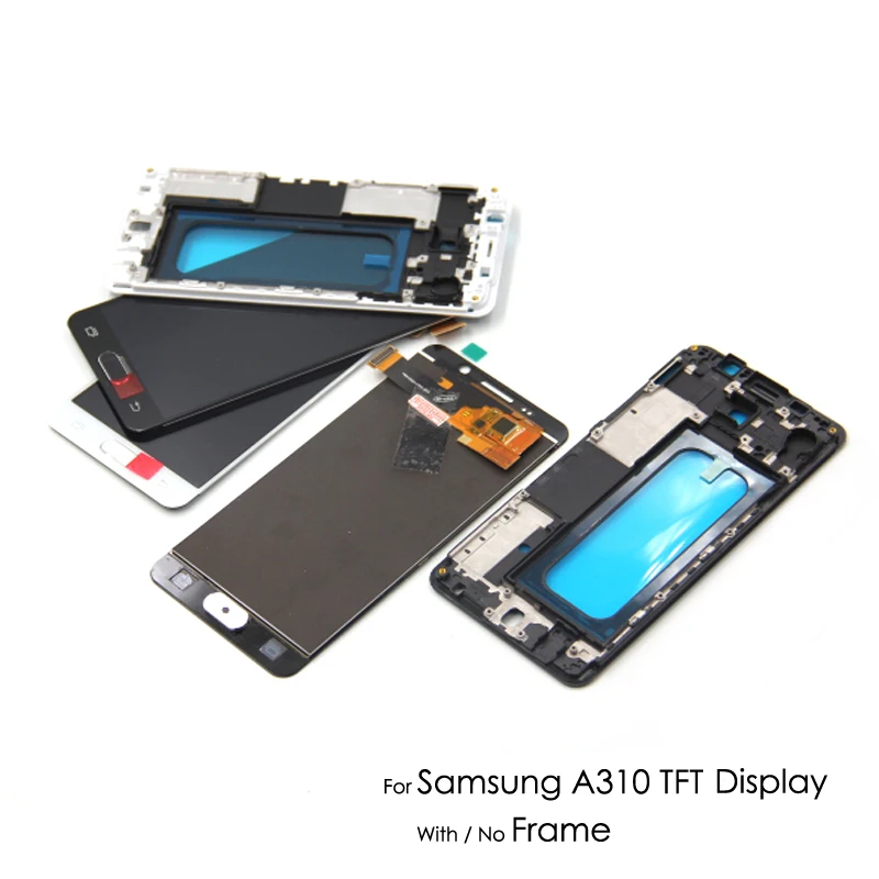 AMOLED/TFT для samsung Galaxy A3 A310 A310F SM-A310F ЖК-дисплей OLED кодирующий преобразователь сенсорного экрана в сборе