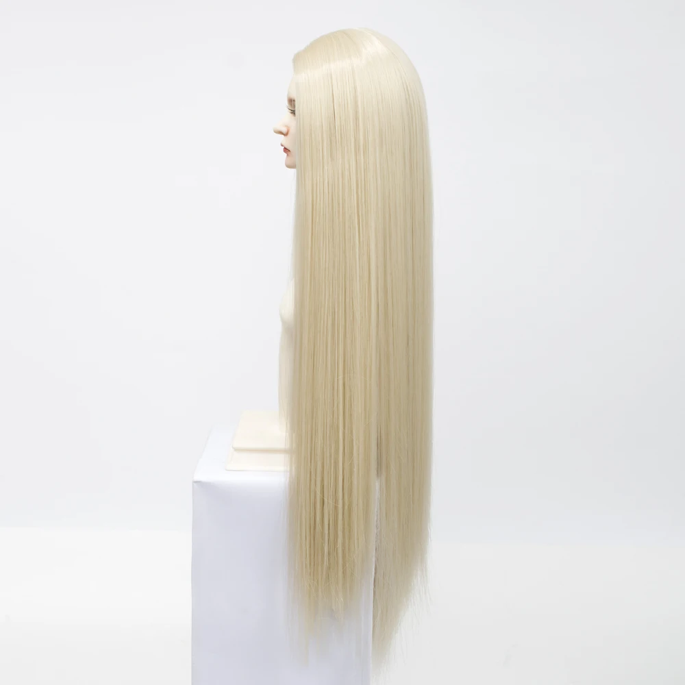 Длинные прямые волосы BJD/SD для кукол белые хаки серые коричневые черные 1/6 1/4 1/3