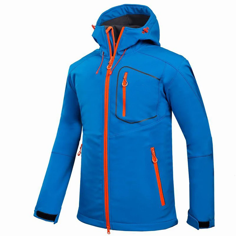 2018 New Softshell Jacket Men's Windstopper Waterproof Slim Jackets