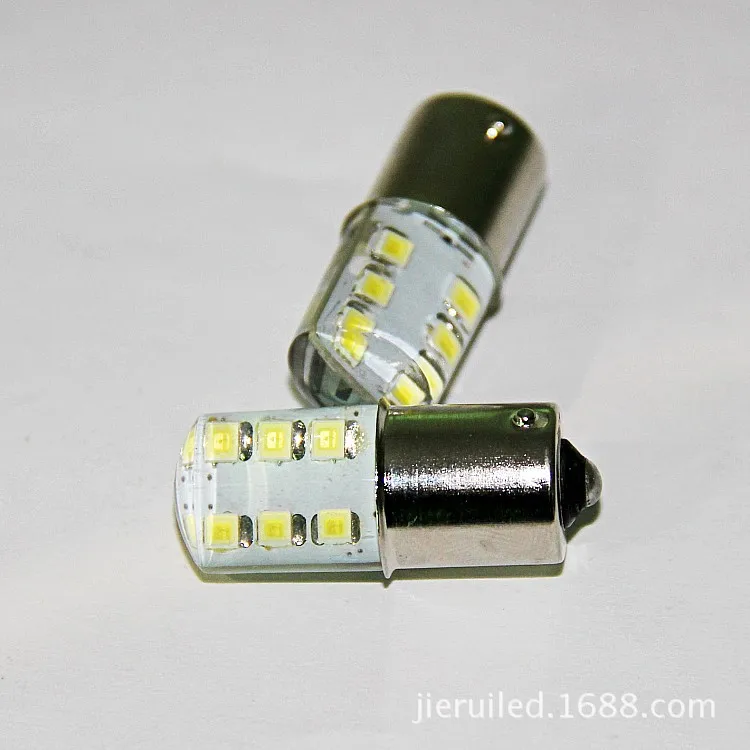 10 шт. P21W 1156 27 светодиодный 5050 SMD BA15S высокое Мощность автомобильные габаритные огни стоп-сигналы авто задний фонарь светло-голубой