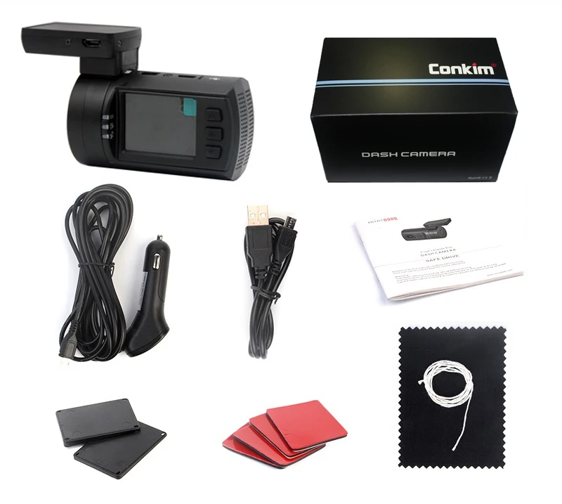 Видеорегистратор Conkim Novatek 96663 1080P 60FPS Ultra HD Автомобильный видеорегистратор GPS