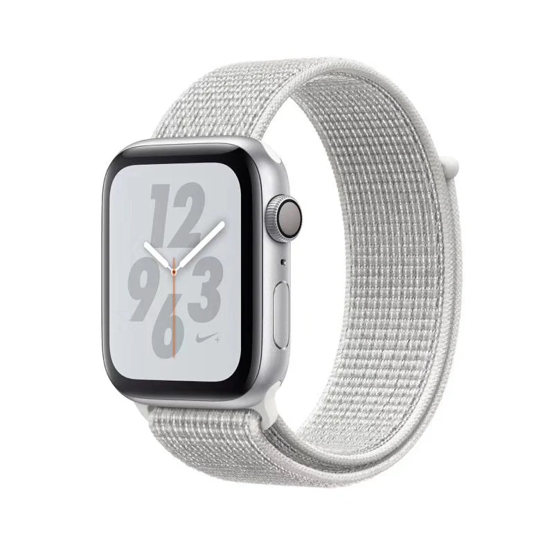 Цвет спортивные тканый нейлоновый ремешок для наручных часов Apple Watch 5 44 мм 40 мм наручные браслет ремень нейлоновый ремешок для наручных часов iWatch 1/2/3/4/5, 42 мм, 38 мм - Цвет ремешка: New Summit White