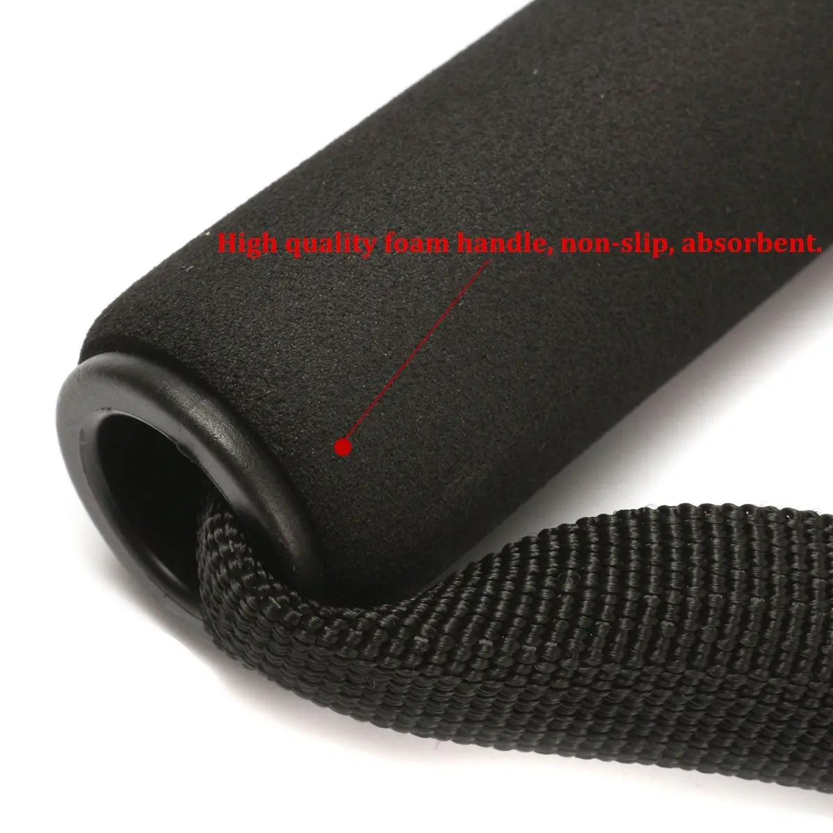 1 par de 12 cm de entrenamiento de energía ajustable elástico ejercicio fuerza Stirrup mango Fitness mango de espuma con Cable de anillo D 1 par de 12 cm de entrenamiento de energía ajustable elástico ejercicio fuerza Stirrup mango Fitness mango de espuma con Cable de anillo D