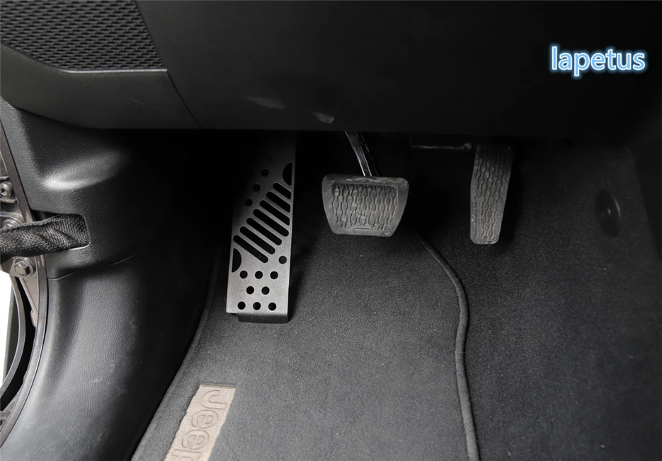 

Lapetus Left Foot Rest Pedal Decoration Frame Cover Trim Metal For Jeep Wrangler JL 2018 / Left-hand Drive Model