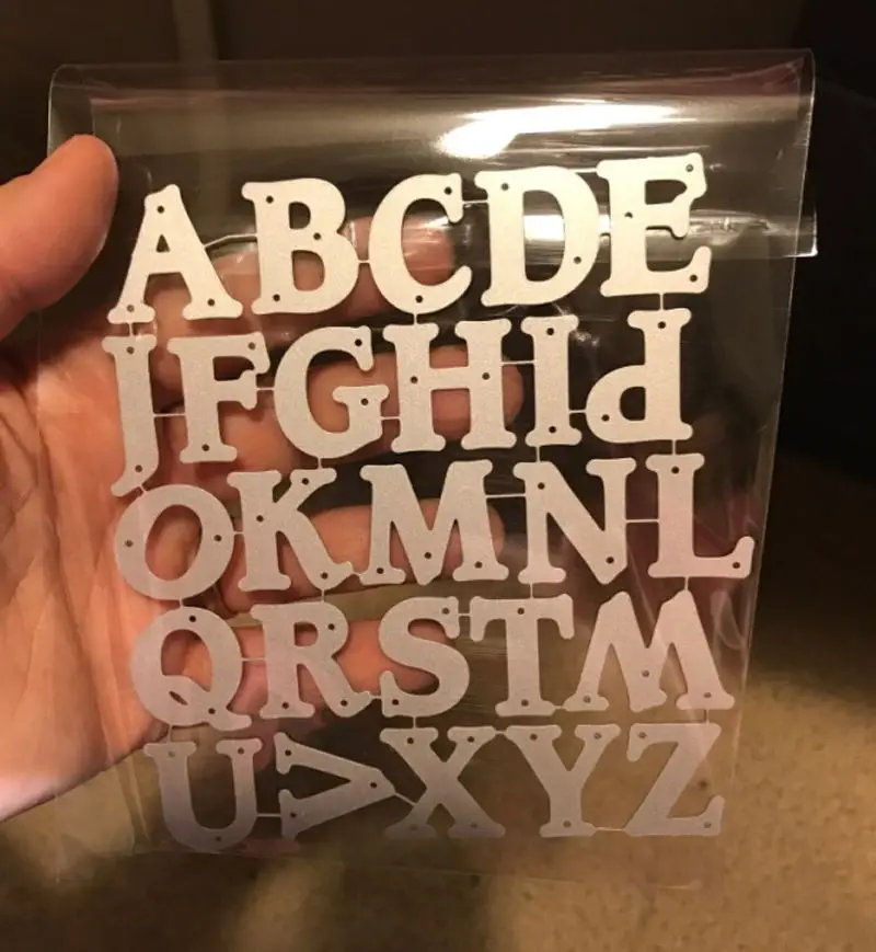 Uppercase алфавитов металла резки штампы для DIY Скрапбукинг крафт бумага карты