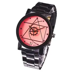 Любителя смотреть Для женщин мужские лучший бренд Нержавеющая сталь наручные Часы для Для женщин унисекс часы пара кварцевые часы браслет