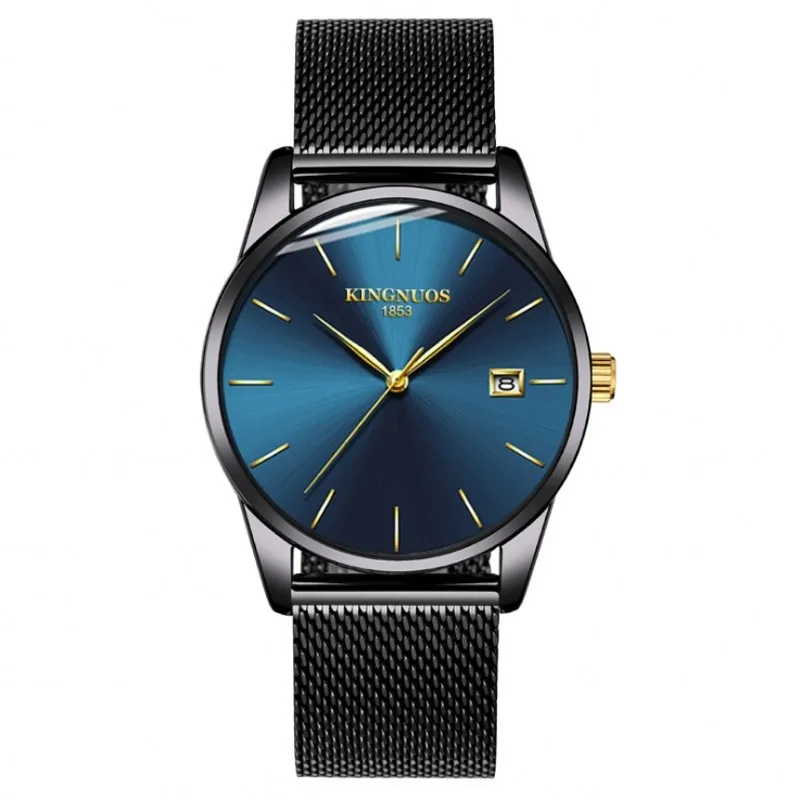 New Men Watches Luxury Watch Brand Men's Watches Ultra Thin Stainless Steel Mesh Band Quartz Wristwatch Fashion Casual Watches New Men Watches Luxury Watch Brand Men's Watches Ultra Thin Stainless Steel Mesh Band Quartz Wristwatch Fashion Casual Watches