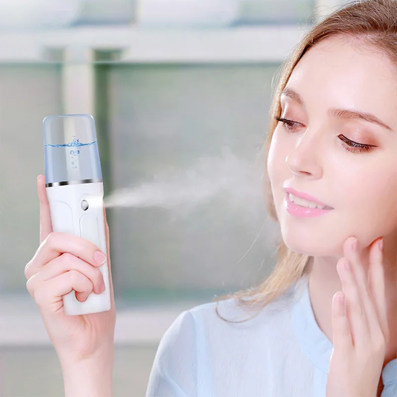

2019 Drop Shpping Led Lighting Usb Charging Aromatherapy Diffuser Humidifier Facial Portable Moisturizing Face Care Gifts Spa
