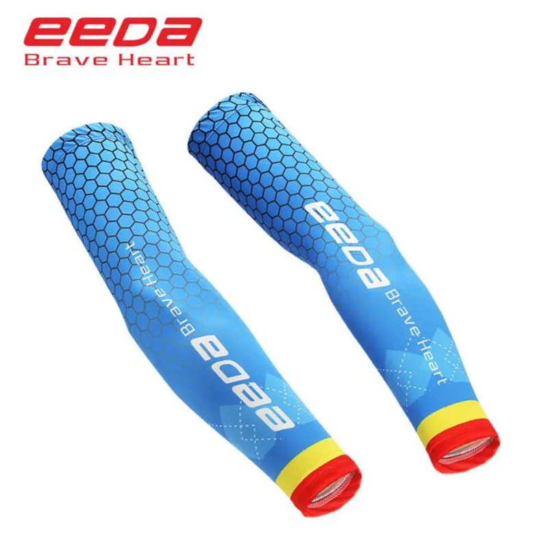 

EEDA UV Protection Cycling Arm Sleeves Breathable Sun Protection MTB Bike Riding Armwarmers Bicicleta Armsleeve