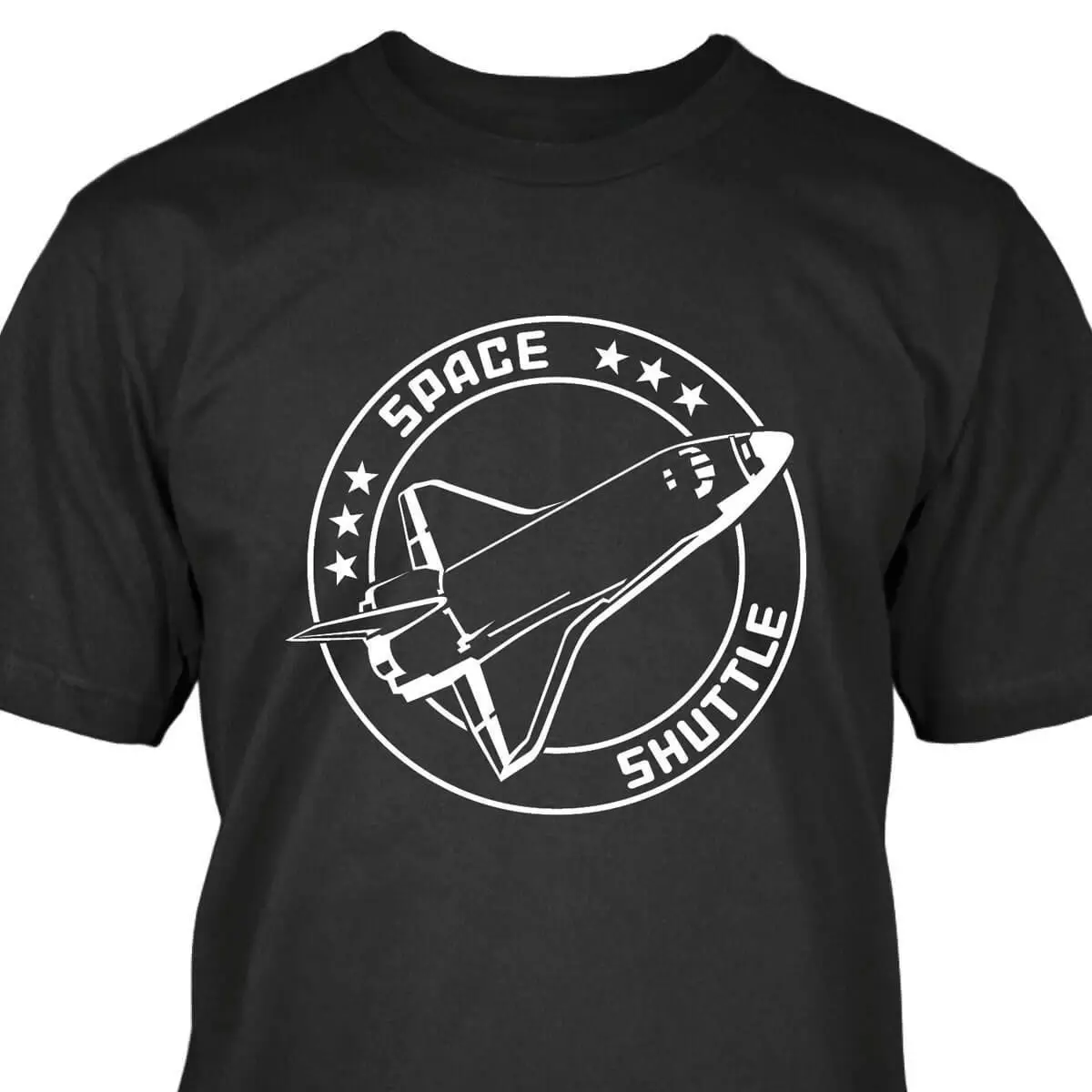 

2018 New High Quality Men T-shirt Space Shuttle T-Shirt Top fitness T-shirt Free Shipping