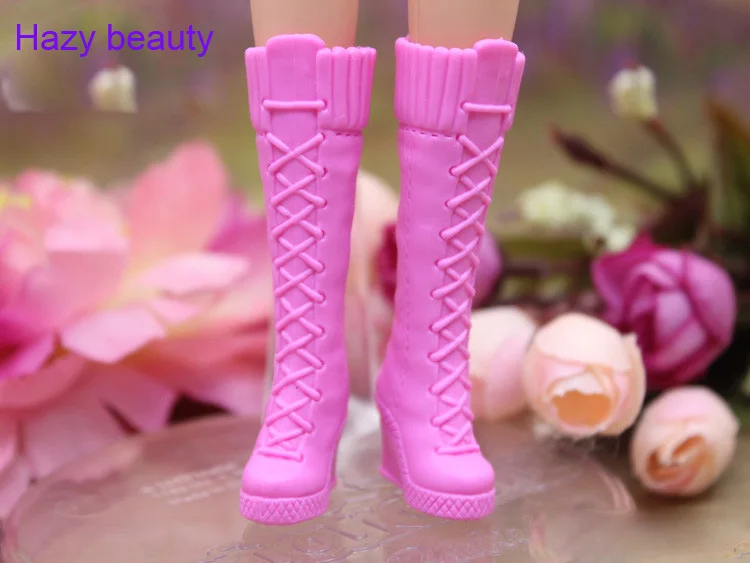

New styles for choose Colorful Assorted Casual High heel shoes boots for BB 1:6 Doll Fashion Cute BBI00180