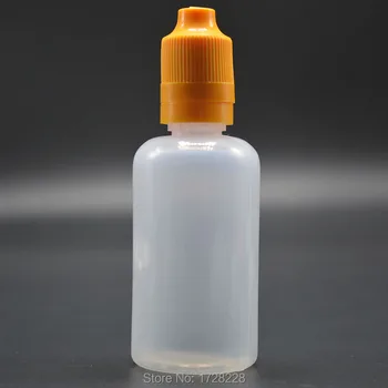 

3000pcs Dropper Bottle 50 ml Squeeze Bottle For Electronic Cigarette Tamper Child Lock Caps Essential Oil Liquid Bottles