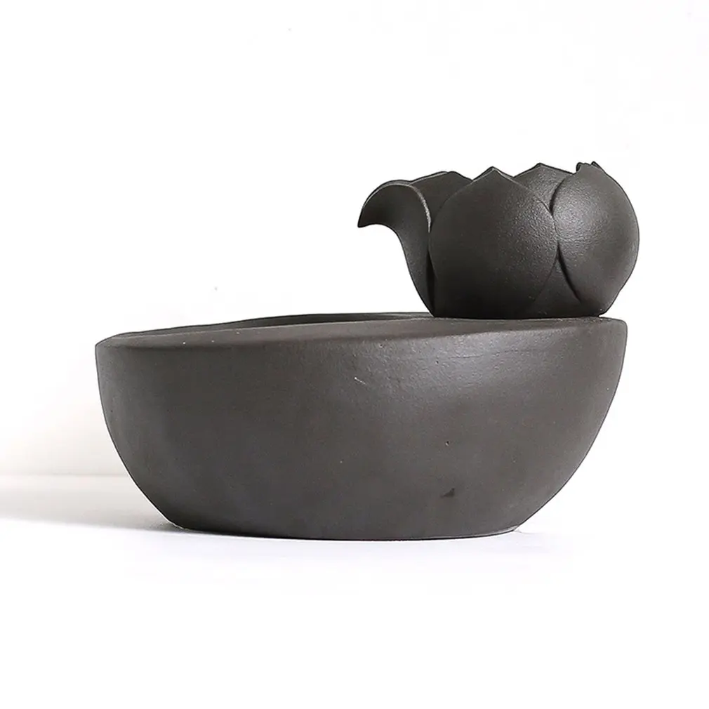 Black EU Plug Диспенсер для воды для кошек, товары для домашних животных, небольшой автоматический циркуляционный поток воды, живой бассейн, кормушка для кошек, артефакт, Прямая поставка - Цвет: Black EU Plug