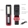 USB Rechargeable LED Flashlight Work Light Stand Torch COB Lanterna Magnet Hook Built-in Battery Power Display Repair Work Lamp ► Photo 2/6