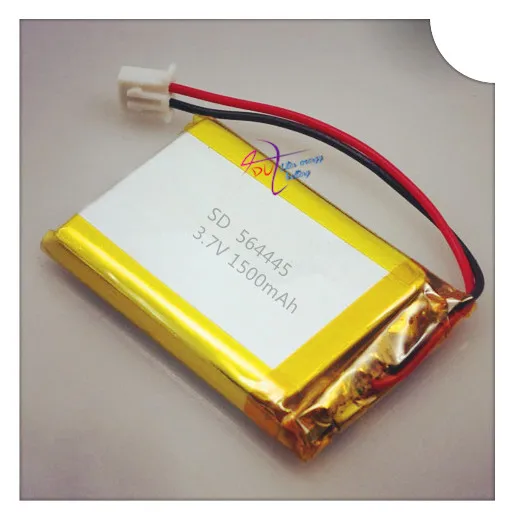 

XHR-2P 2.54 1500mAh 564445 3.7V lithium polymer battery 554545 scan code instrument learning machine tutor
