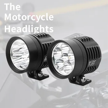 

60W Auxiliary Light Kits LED Motorcycle Headlight with Wiring Harness For BMW R1200GS/ADV/F800GS/F700GS