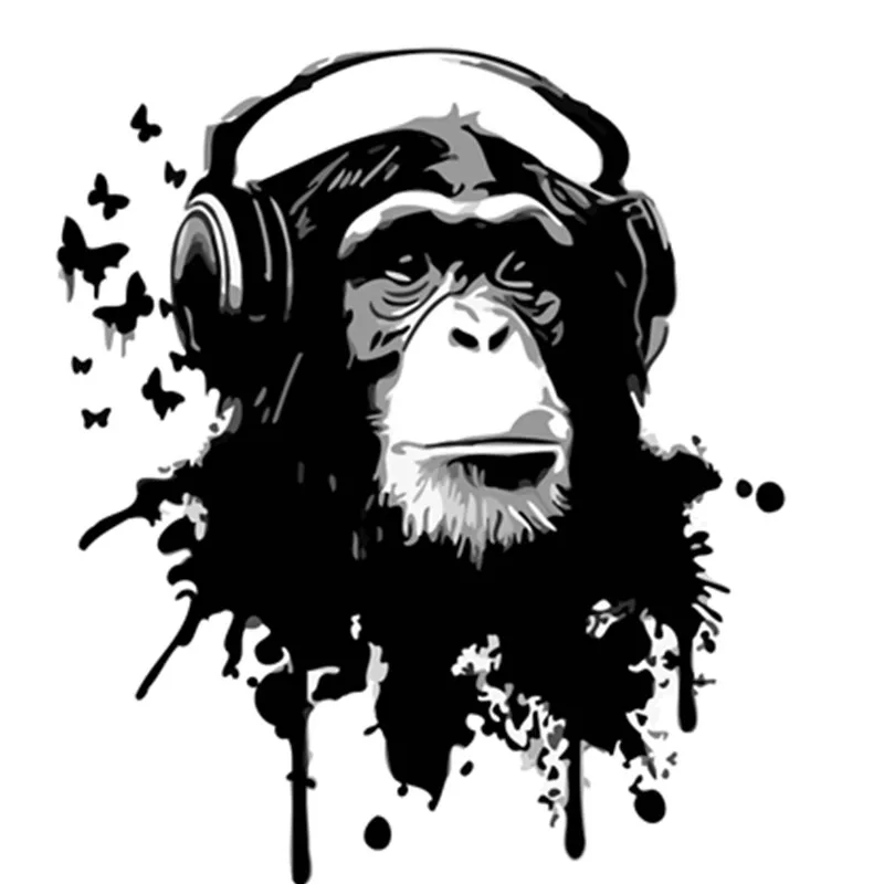 Painting By Numbers DIY Dropshipping 40x50 50x65 60x75cm Musical Chimp Animal Handmade For Living Room Wall Decor Oil | Дом и сад