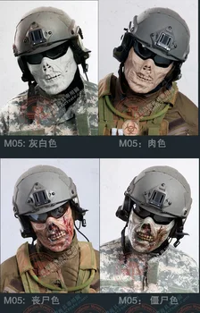 

party mask half face chiefs M05 protective CS tactics camouflage dance mask