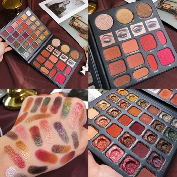 

New 43 Color Eyeshadow Palette Highlighter Blusher Concealer Makeup Set Shimmer Matte Pigmented Eyeshadow Pallete Makeup Palette