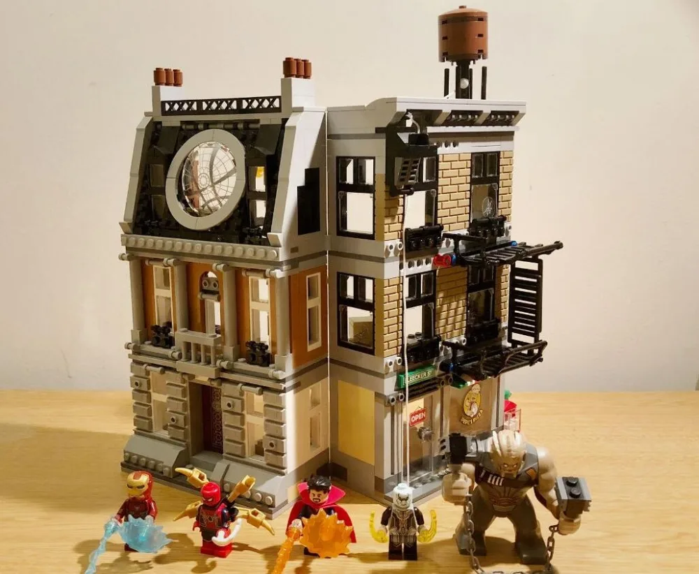 

Marvel Avengers Legoings Thanos Infinity War Sanctum Sanctorum Showdown Building Blocks Toys Compatible 76108