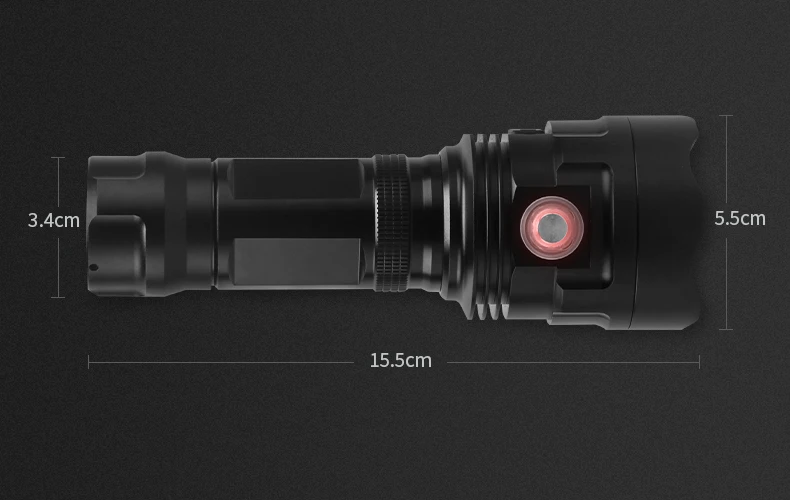 2018 новый мощный 3-18 х XM-L T6 светодио дный фонарик факел USB Перезаряжаемые 18650 26650 Батарея Рыбалка свет лампы Фонари