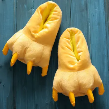 

2019 New Arrival Family Animal Shoes Paw Claw Cartoon Slippers Flat Indoor Home Pajamas sets Cosplay Party