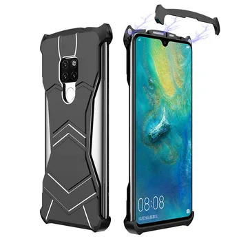 

R-Just Luxury Panther Magnetic Cases for Huawei P30 Pro Nova4e Aluminum Bumper Magnetic Protection Cover for Huawei Mate 20