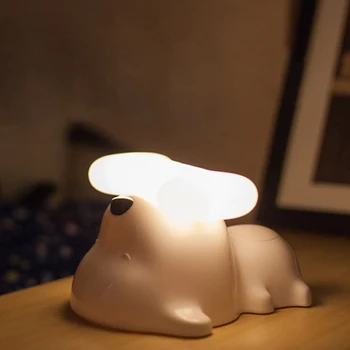 

Cartoon Puppy Dog Touch Sensor LED Night Light Baby Children Bedroom LED Night Lamp Novelty Light new