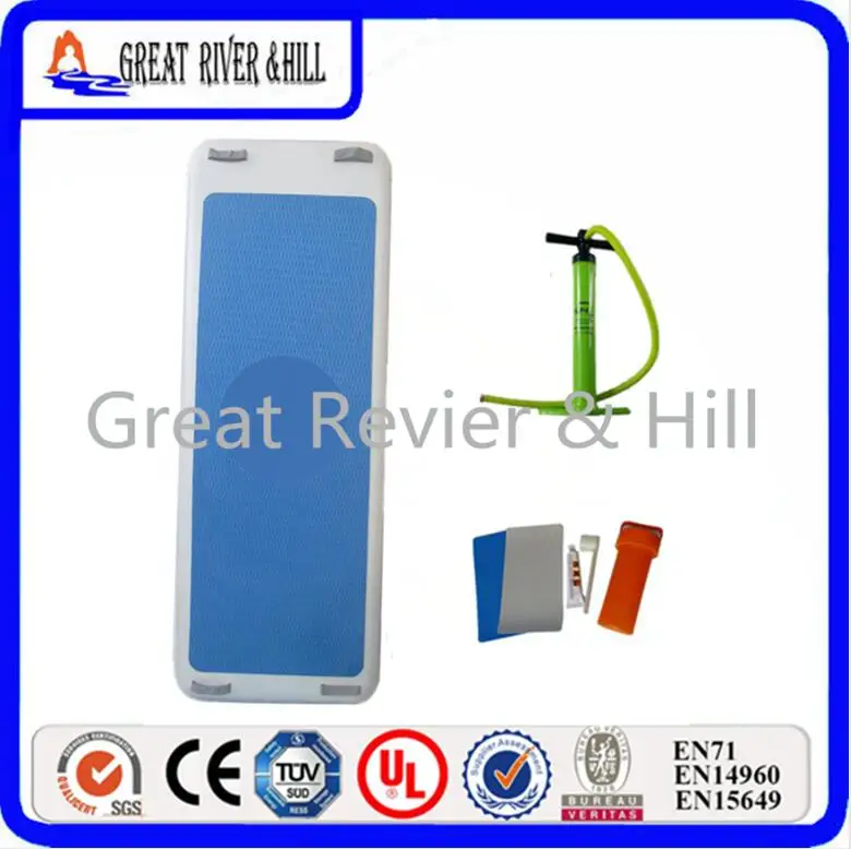 Надувная доска для йоги плавающий коврик воды 2 м х 0 8 10 см | Спорт и развлечения