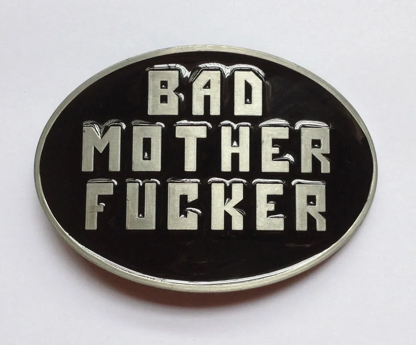 

Bad Mother Belt Buckle SW-BY73 suitable for 4cm wideth belt with continous stock