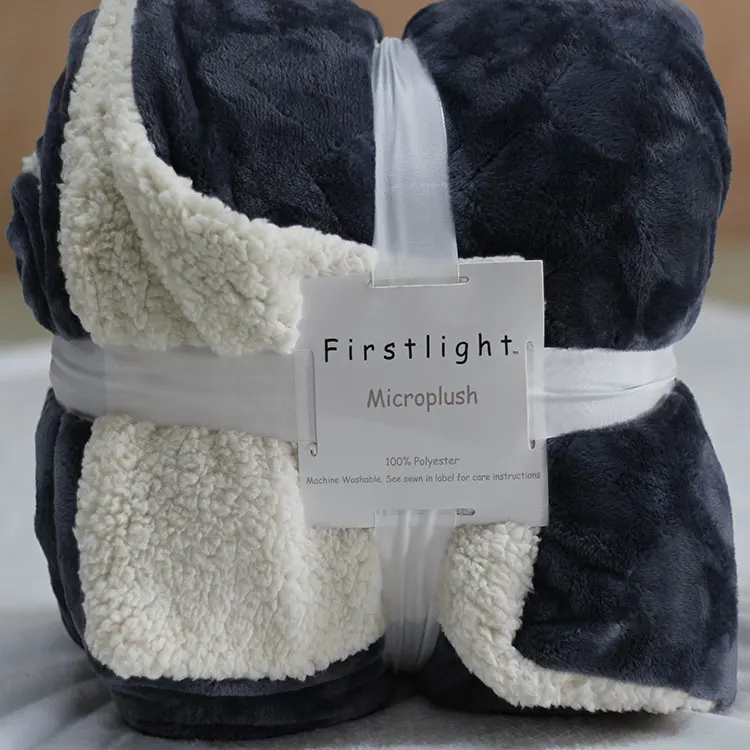 13 Firstlight небольшой вязать плед фланель флисовой Одеяло 2 слоя Манта Borrego шерпа Одеяло для на диван/кровать высокого качества мягкая бросок - Цвет: 13