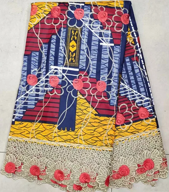African  lace 6yards african  prints fabric african lace fabric 2019 nigerian lace fabrics guipure lace fabric SC-A4