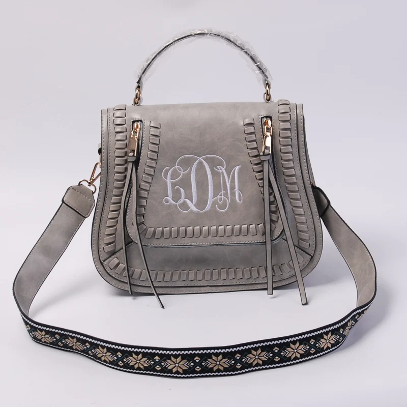 

Personalized Embroidered Guitar Straps Purse Handbag 100% Faux Leather Perfect Quality Cross Body Bag For Women