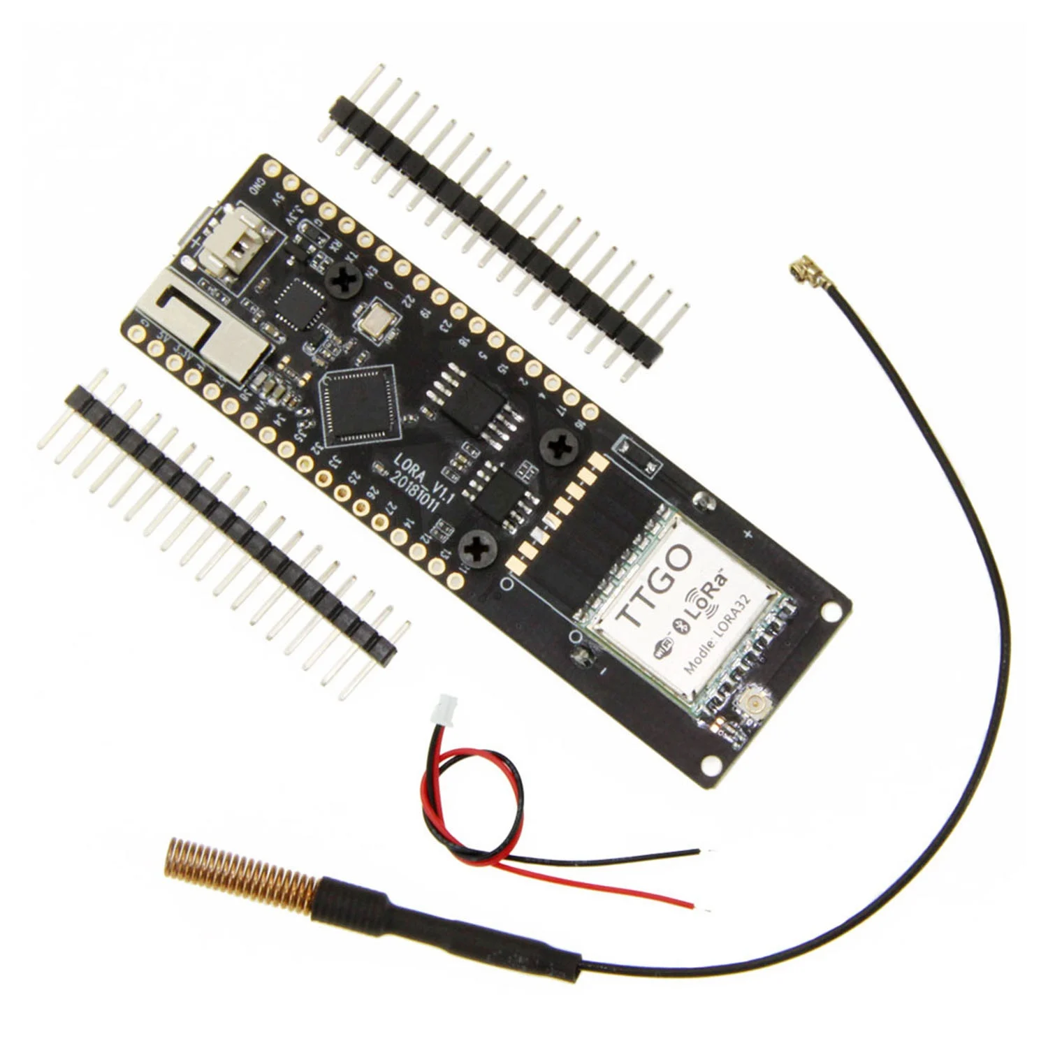 Ttgo T-Fox 20Db Lora32 V1.1 433 МГц Esp32 Lora Oled 0,96 дюймов Bluetooth Wifi беспроводной модуль Esp-32(433 МГц
