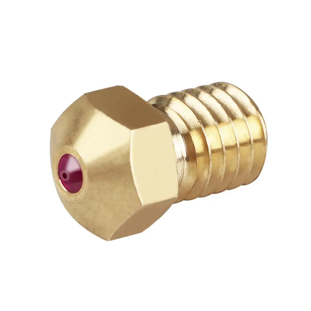 

High Temperature Ruby e3d V6 1.75mm Nozzle 0.4mm Compatible With Special Materials PETG ABS PET PEEK NYLON For 3D Printer