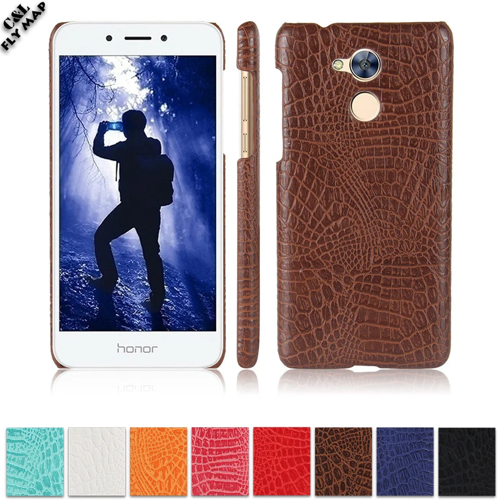 Чехол из крокодиловой кожи для Huawei Honor 6A A6 DLI-L22 DLI-TL20 жесткий защитный чехол