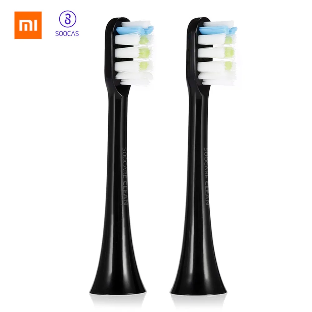 Xiaomi SOOCAS/SOOCARE X3 Сменная головка зубной щетки 2 шт. для SOOCAS/Xiaomi Mijia SOOCARE X3 электрическая насадка для зубной щетки