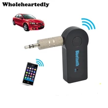 Portable Mini Wireless Bluetooth Audio Receiver 3.5mm Auto AUX Streaming Car Kit Adapter for Speaker Home Car Audio Sound System